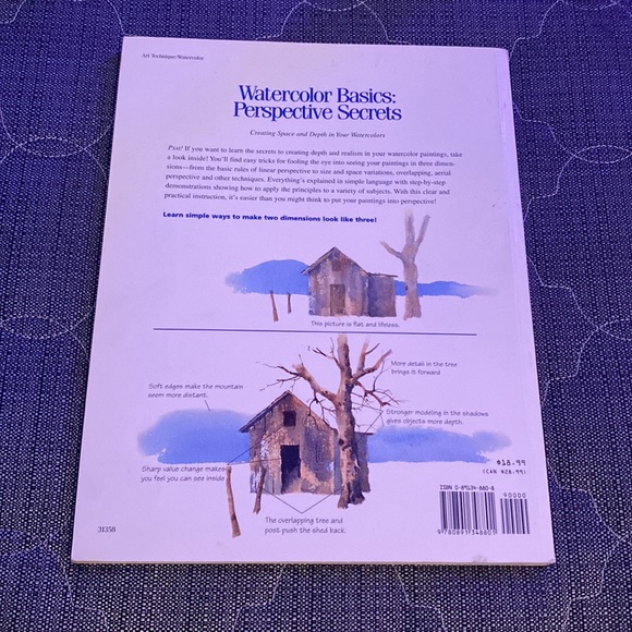 Water Color Basics Perspective Secrets Book - Picture 3 of 3